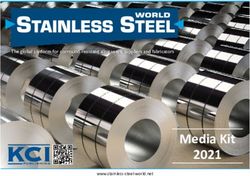 Media Kit 2021 The global platform for corrosion resistant alloy users, suppliers and fabricators - Stainless Steel World
