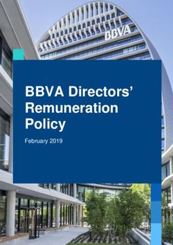 BBVA Directors' Remuneration Policy - February 2019