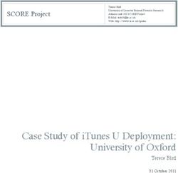 Case Study of iTunes U Deployment: University of Oxford - SCORE Project