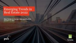 Emerging Trends in Real Estate 2022 - New forces of change, new opportunities October 15, 2021 - NET