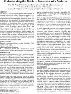 Understanding the Needs of Searchers with Dyslexia - Microsoft