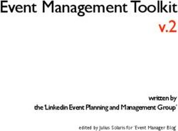 Event Management Toolkit v.2 - written by the 'Linkedin Event Planning and Management Group'