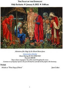 The Feast of the Epiphany Holy Eucharist v January 9, 2022 v 9:00 am
