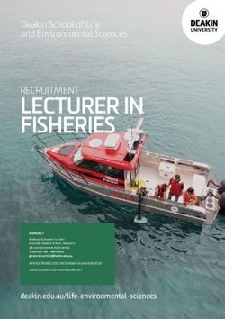 LECTURER IN FISHERIES - RECRUITMENT Deakin School of Life and Environmental Sciences - Resource Modeling Association