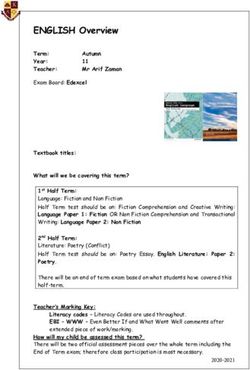 ENGLISH Overview - Al-Khair Schools