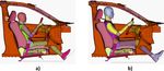 Deep learning methodology for predicting time history of head angular kinematics from simulated crash videos