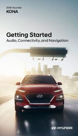 Getting Started Audio, Connectivity, and Navigation - KONA