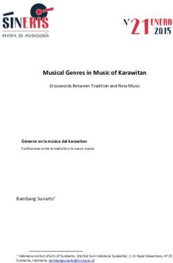 Musical Genres in Music of Karawitan - S&iacute;neris