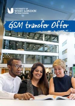 GSM transfer Offer - University of West London