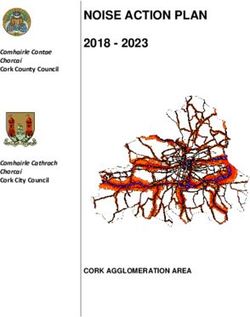 NOISE ACTION PLAN 2018 2023 - CORK AGGLOMERATION AREA - Comhairle Contae Chorcaí Cork County Council - Cork City Council's Online ...