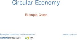 Circular Economy Example Cases - Examples combined in co-operation: palvelut YTP ry