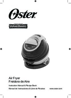 Air Fryer Freidora de Aire - Instruction Manual & Recipe Book Manual de Instrucciones & Libro de Recetas www.oster.com