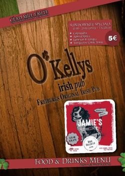 Food & Drinks Menu - O'Kellys Irish Pub | Freiburg