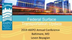 Federal Surface Transportation Update - 2019 AMPO Annual Conference Baltimore, MD Levon Boyagian - Federal Surface Transportation Policy Update ...