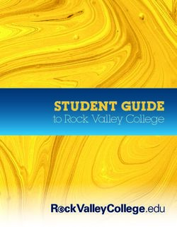 STUDENT GUIDE to Rock Valley College - R ckValleyCollege.edu