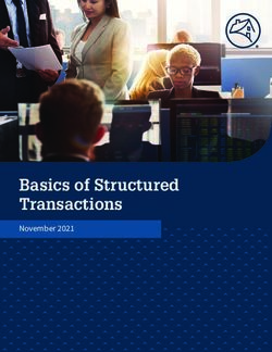 Basics of Structured Transactions - November 2021 - Capital Markets