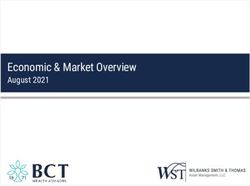 Economic & Market Overview - August 2021