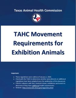 TAHC Movement Requirements for Exhibition Animals - Texas ...