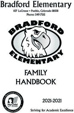 Bradford Elementary - FAMILY HANDBOOK 2021-2021 - Pueblo School ...