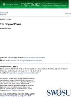 The Rings of Power - SWOSU Digital Commons