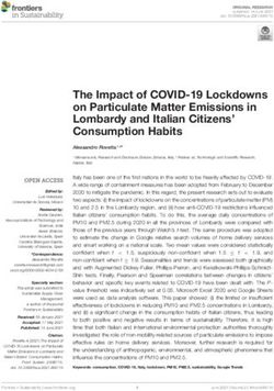 The Impact of COVID-19 Lockdowns on Particulate Matter Emissions in Lombardy and Italian Citizens' Consumption Habits