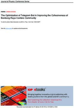 The Optimization of Telegram Bot in Improving the Cohesiveness of Bandung Raya Confero Community - IOPscience