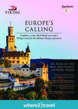 EUROPE'S CALLING - where2travel