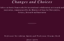 Changes and Choices - Gov.uk