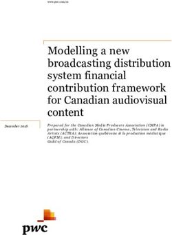 Modelling a new broadcasting distribution