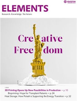 ELEMENTS Cre ative Free dom - 3D Printing Opens Up New Possibilities in Production p. 10 Bioprinting: Hope for Transplant Patients p. 24 Heat ...