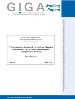 A Comprehensive Framework for Studying Migration Policies (and a Call to Observe Them beyond Immigration to the West) - Luicy Pedroza - GIGA ...
