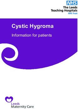 Cystic Hygroma Information for patients - Leeds Teaching Hospitals NHS Trust