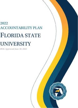 FLORIDA STATE UNIVERSITY - 2022 ACCOUNTABILITY PLAN - Department of Education