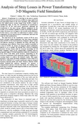 Analysis of Stray Losses in Power Transformers by 3-D Magnetic Field Simulation