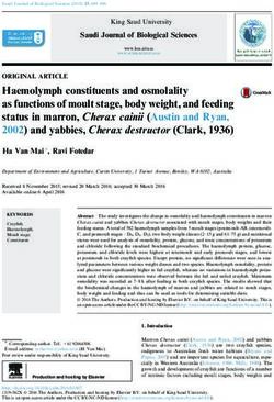 Haemolymph constituents and osmolality as functions of moult stage, body weight, and feeding status in marron, Cherax cainii Austin and Ryan ...