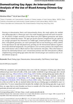 Domesticating Gay Apps: An Intersectional Analysis of the Use of Blued Among Chinese Gay Men