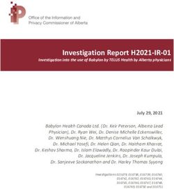 Investigation Report H2021-IR-01 - Investigation into the use of Babylon by TELUS Health by Alberta physicians - Office of the Information ...
