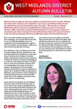 WEST MIDLANDS DISTRICT - AUTUMN BULLETIN - NFRN