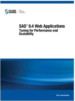 SAS 9.4 Web Applications - Tuning for Performance and Scalability - SAS Documentation