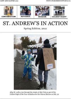 ST. ANDREW'S IN ACTION - Spring Edition, 2021 - St. Andrew's Ottawa