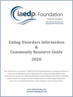 Eating Disorders Information & Community Resource Guide 2020 - Atlanta iaedp