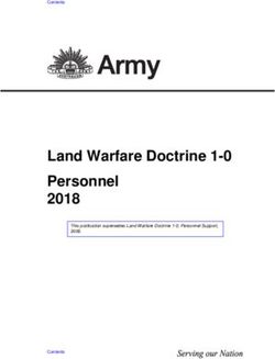 Land Warfare Doctrine 1-0 Personnel 2018 - Australian Army