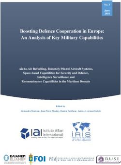 Boosting Defence Cooperation in Europe: An Analysis of Key Military Capabilities - Institut de Relations ...