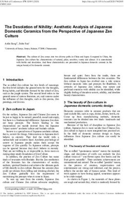 The Desolation of Nihility: Aesthetic Analysis of Japanese Domestic Ceramics from the Perspective of Japanese Zen Culture