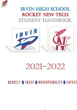 2021-2022 Irvin High School Rocket New Tech Student Handbook - EPISD