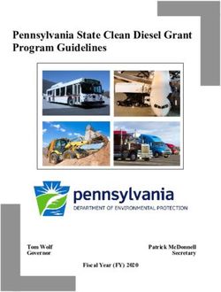 PENNSYLVANIA STATE CLEAN DIESEL GRANT PROGRAM GUIDELINES - TOM WOLF GOVERNOR PATRICK MCDONNELL SECRETARY