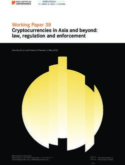 Working Paper 38 Cryptocurrencies in Asia and beyond: law, regulation and enforcement