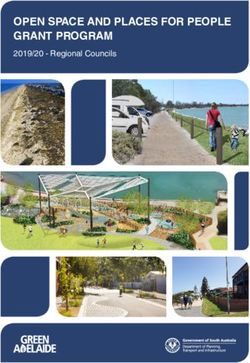 OPEN SPACE AND PLACES FOR PEOPLE GRANT PROGRAM 2019/20 - Regional Councils - SA ...