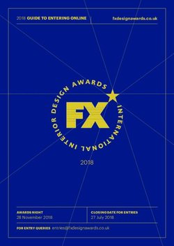 2018 fxdesignawards.co.uk - FX* Awards