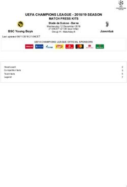 UEFA CHAMPIONS LEAGUE - 2018/19 SEASON MATCH PRESS KITS - UEFA.com